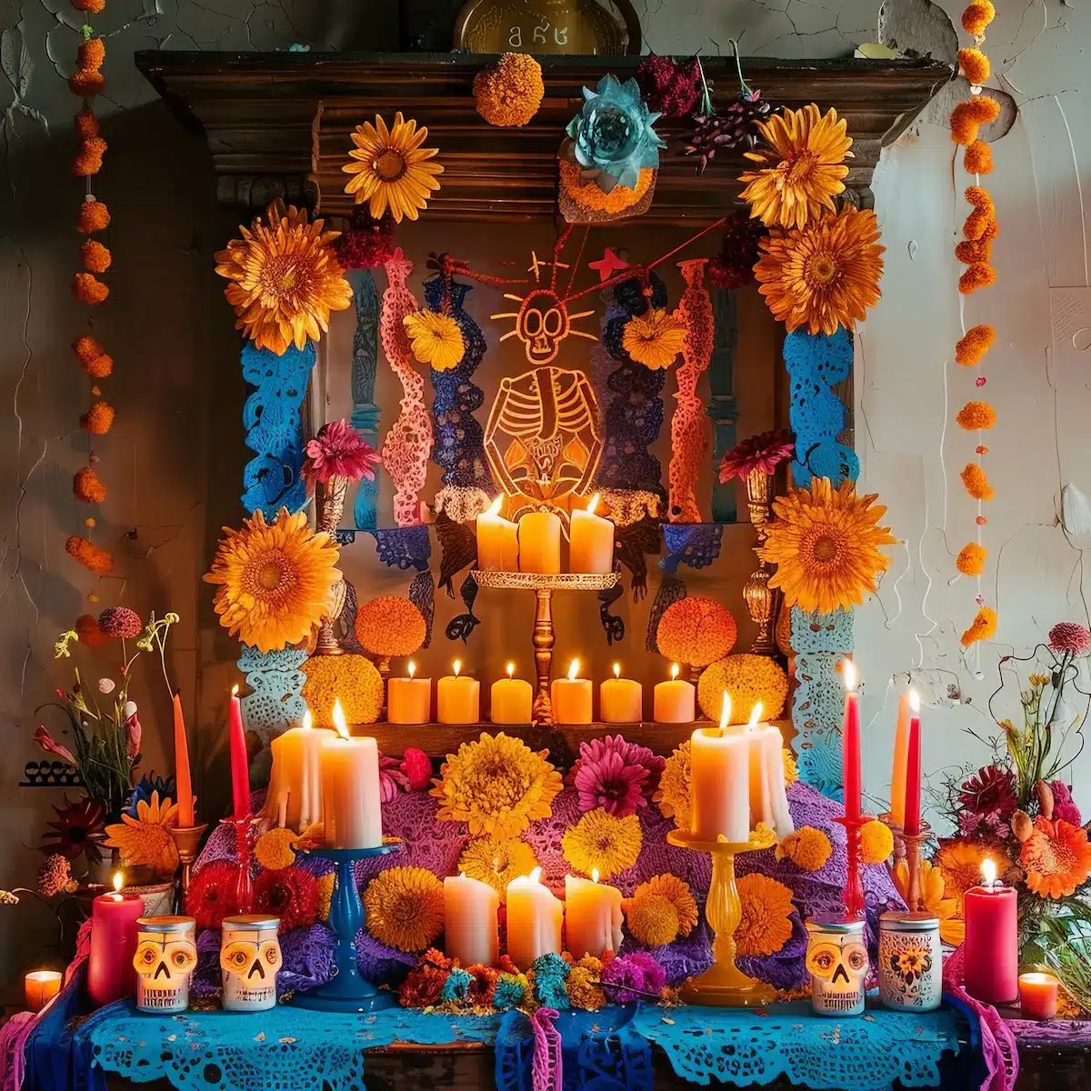 Fiesta de los muertos en México