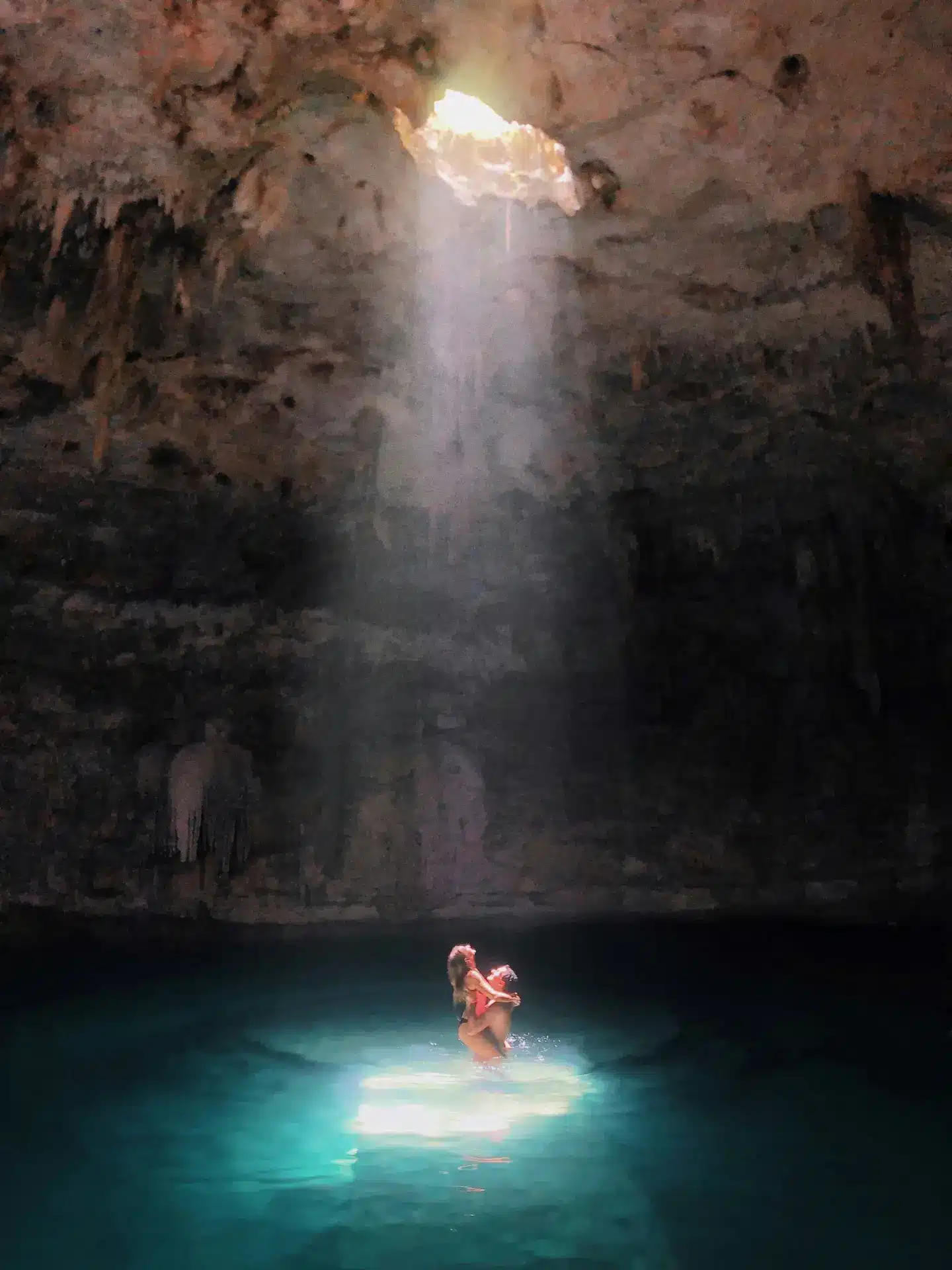 Cenote in the Riviera Maya